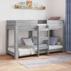 Kids Bunk Bed Grey Sonoma 75 x 190 cm Engineered Wood