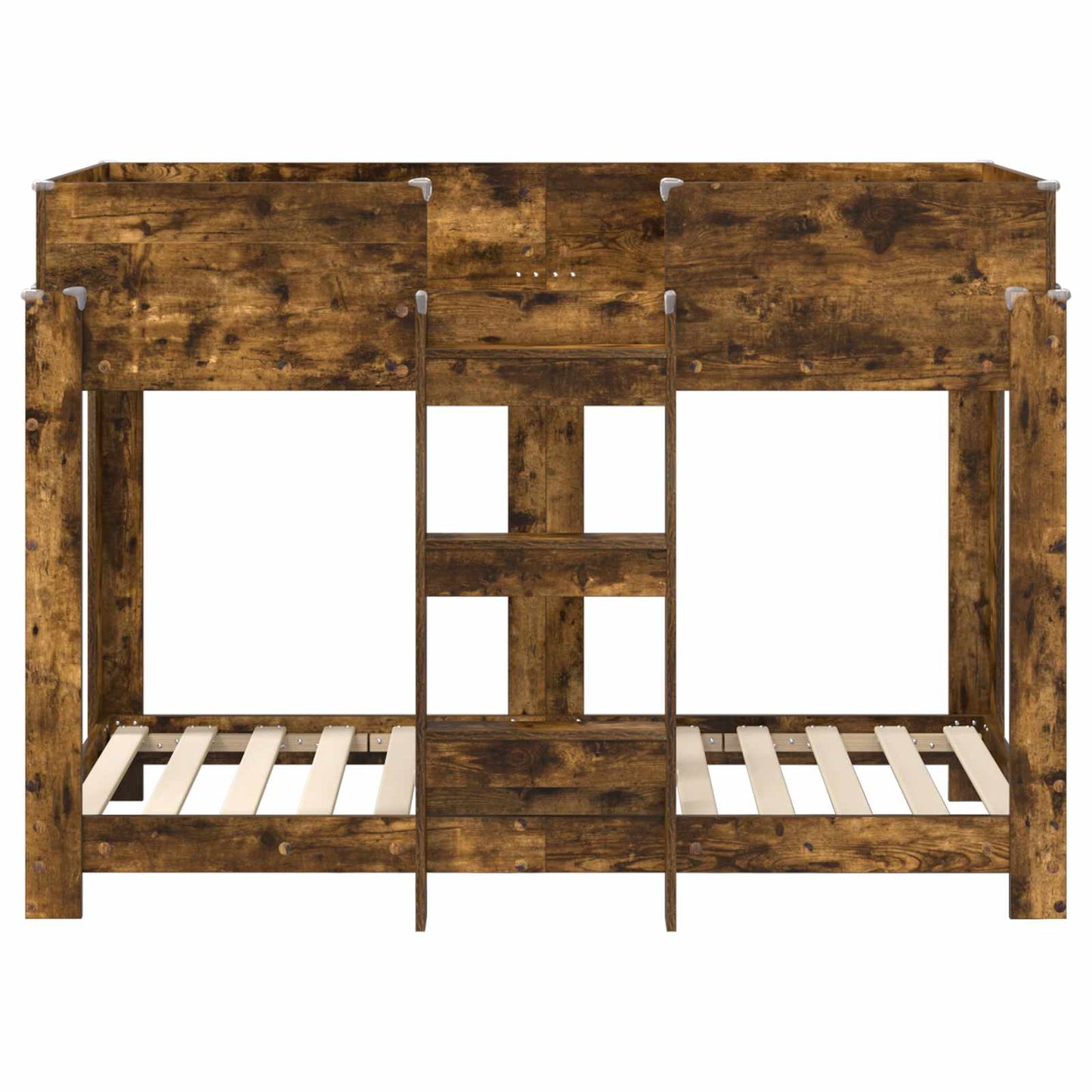 Bunk Bed voor Kinderen Gerookt eiken 90 x 160 cm Bewerkt hout
