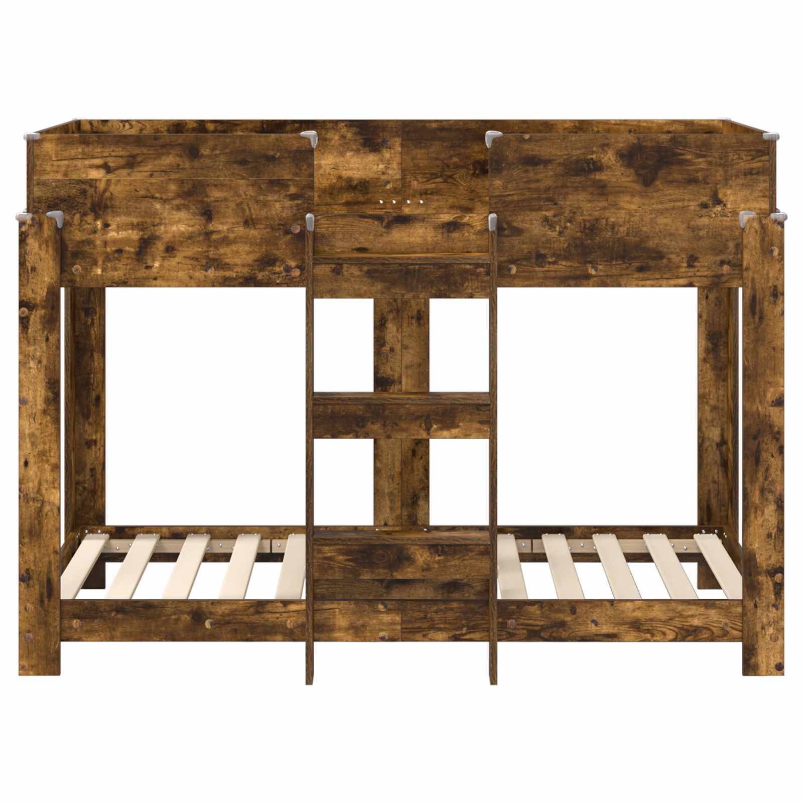 Bunk Bed voor Kinderen Gerookt eiken 90 x 160 cm Bewerkt hout