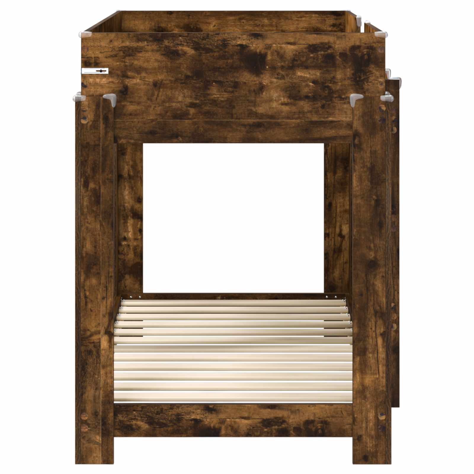 Bunk Bed voor Kinderen Gerookt eiken 90 x 160 cm Bewerkt hout