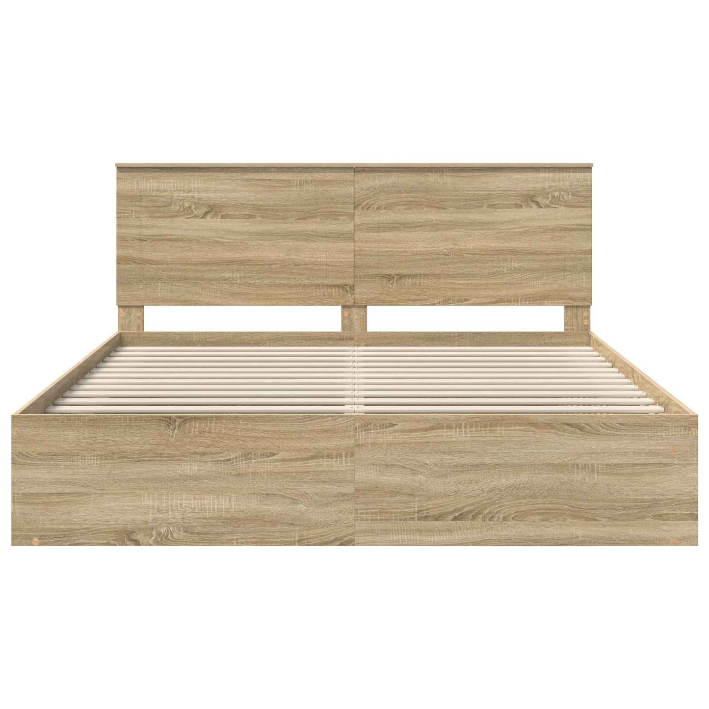 Bedframe met hoofdeinde Sonoma 180 x 200 cm Massief grenenhout