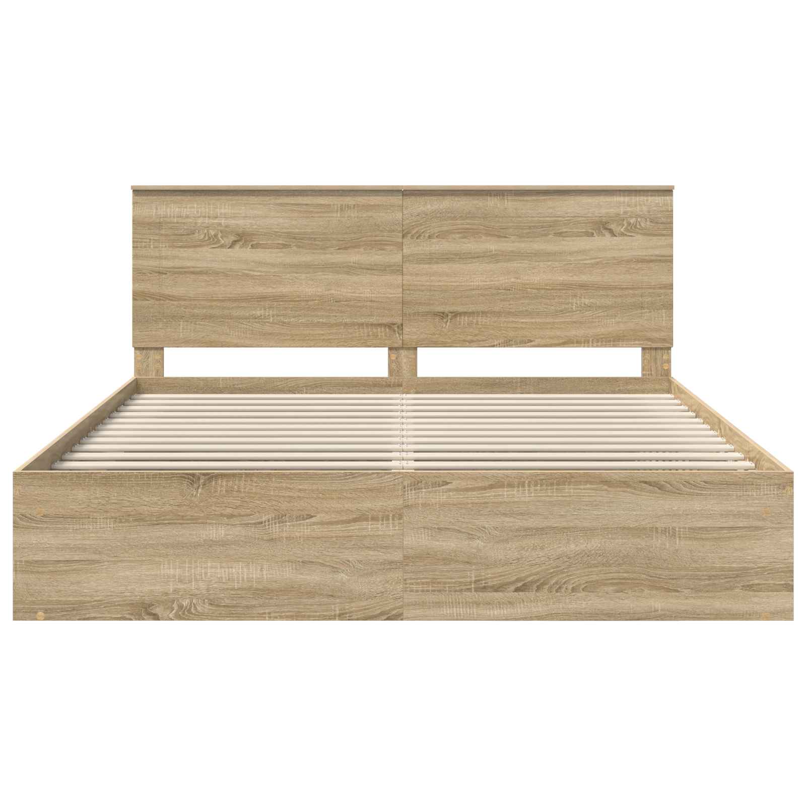 Bedframe met hoofdeinde Sonoma 180 x 200 cm Massief grenenhout