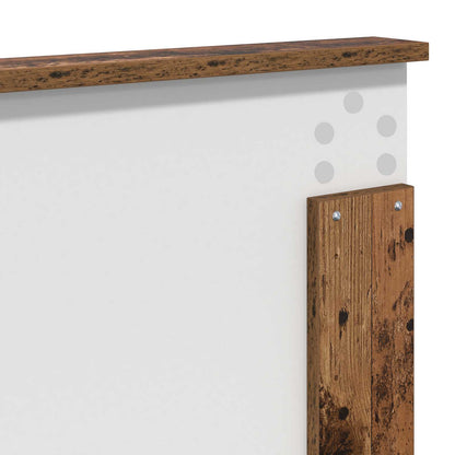 Bedframe met hoofdeinde Oudhout 140 x 190 cm Massief grenenhout
