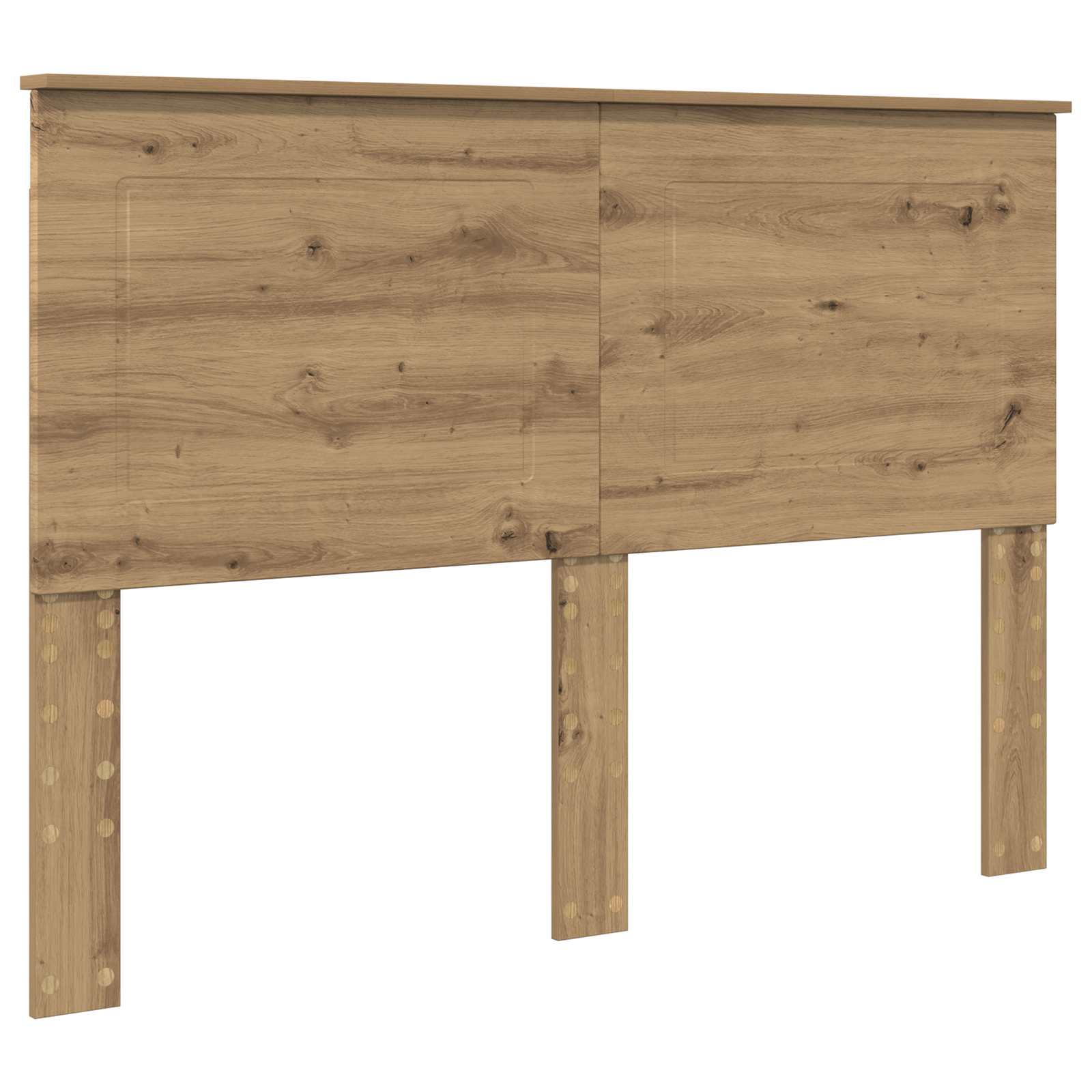 Bedframe Ambachtelijk eiken 140 x 190 cm Massief grenenhout