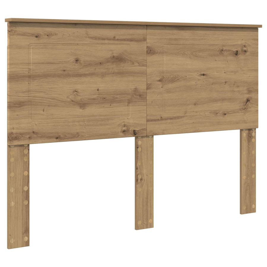 Bedframe Ambachtelijk eiken 140 x 190 cm Massief grenenhout