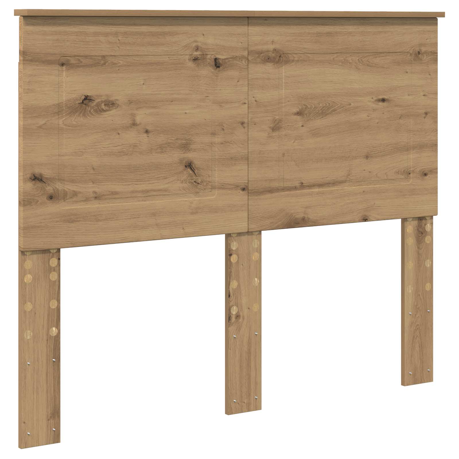 Bedframe Ambachtelijk eiken 135 x 190 cm Massief grenenhout
