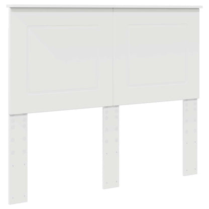 Bedframe met hoofdeinde Wit 120 x 190 cm Massief grenenhout