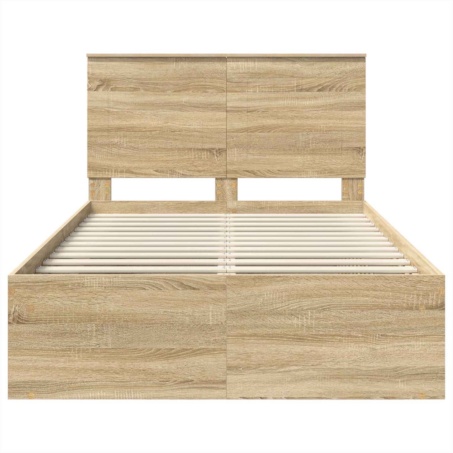 Bedframe met hoofdeinde Sonoma 120 x 190 cm Massief grenenhout