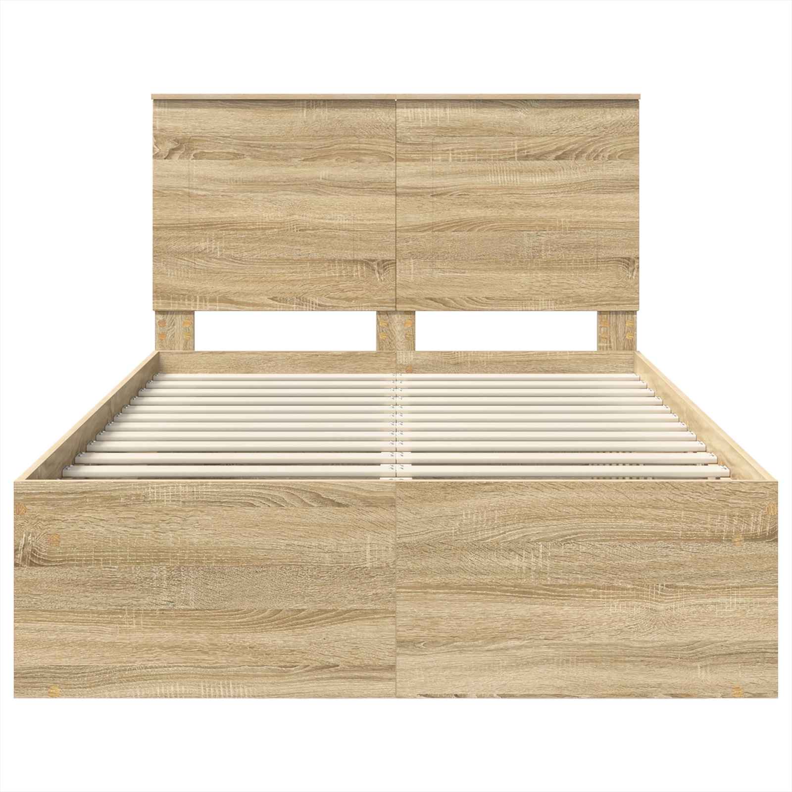 Bedframe met hoofdeinde Sonoma 120 x 190 cm Massief grenenhout