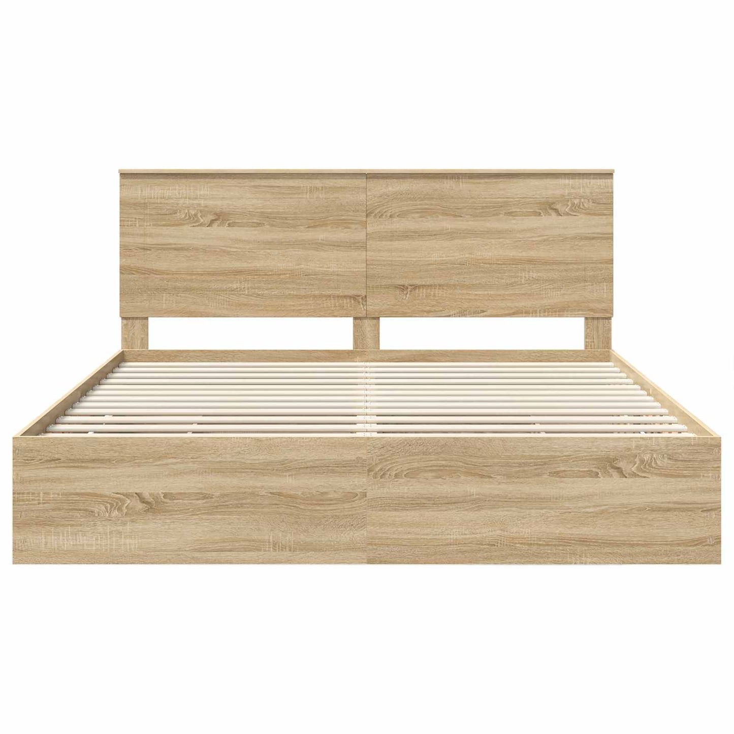 Bedframe met lade Sonoma Eiken 200 x 200 cm Ingenieurshout