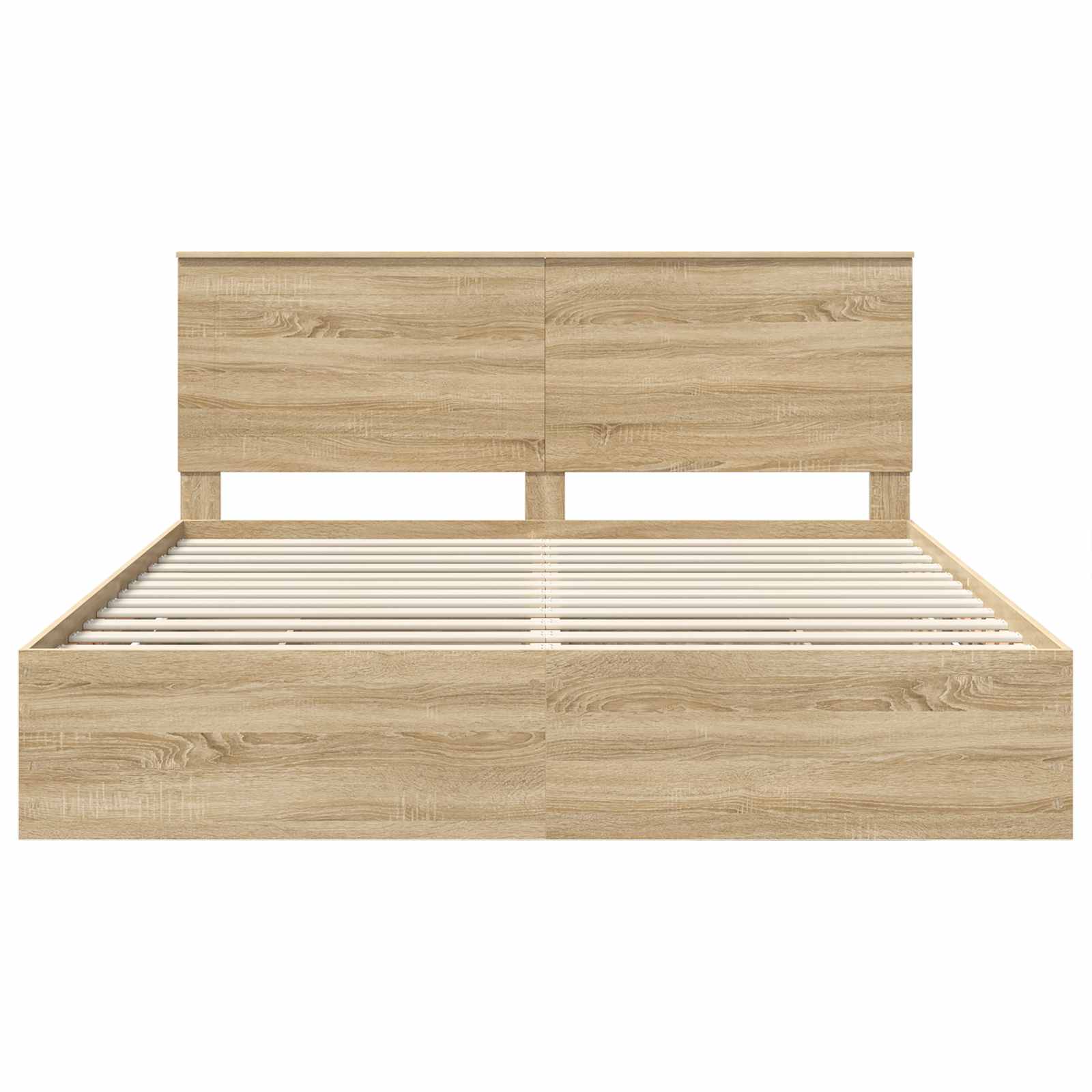 Bedframe met lade Sonoma Eiken 200 x 200 cm Ingenieurshout