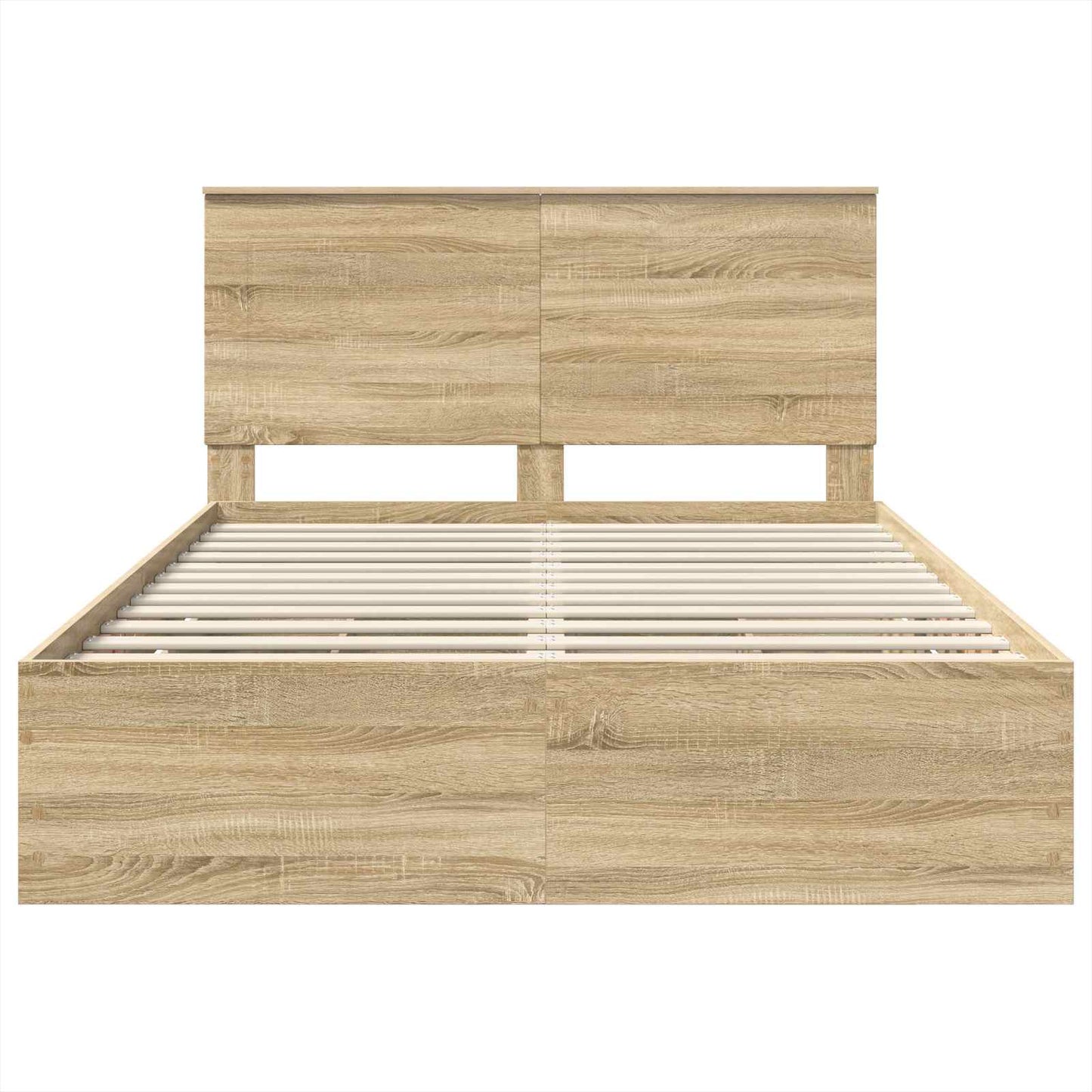 Bedframe met lade Sonoma Eiken 150 x 200 cm Ingenieurshout