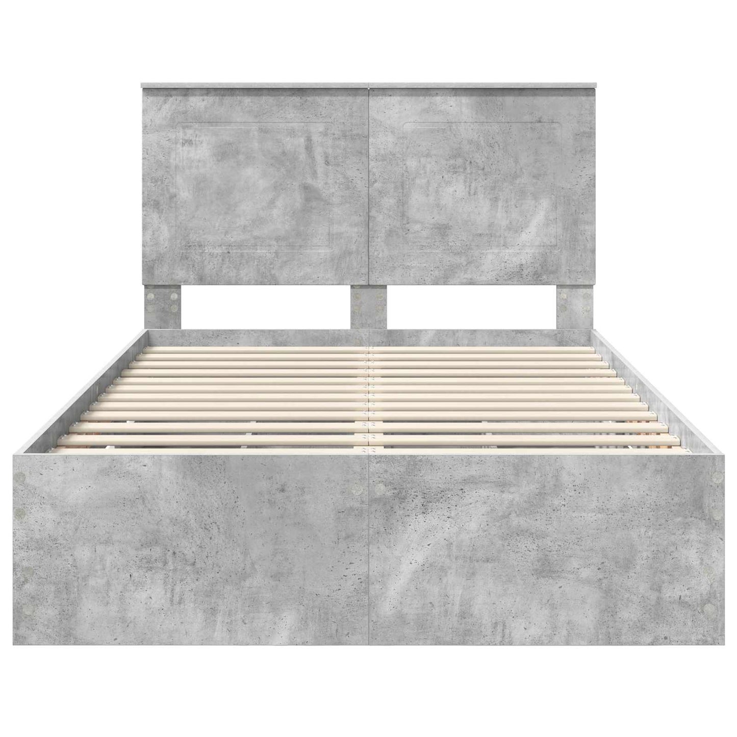 Bedframe met lade Beton Grijs 135 x 190 cm Ingenieurshout
