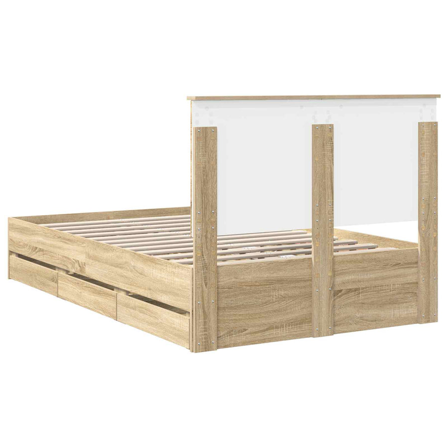 Bedframe Sonoma Eiken Ingenieurshout