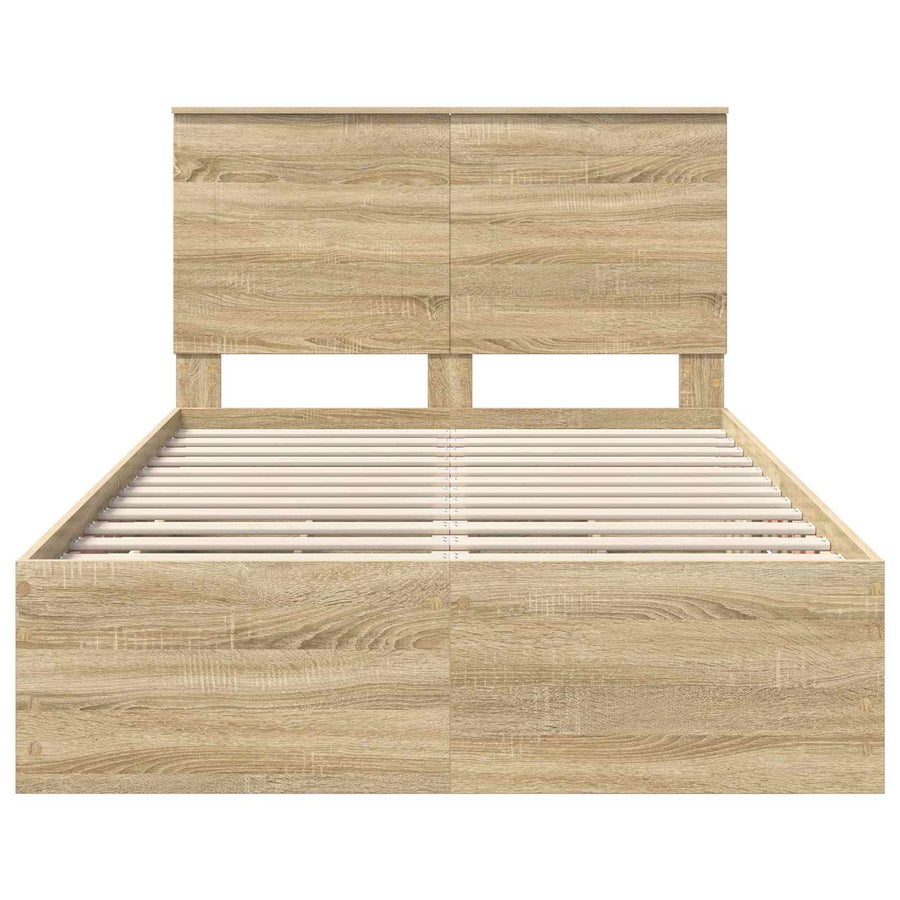 Bedframe Sonoma Eiken Ingenieurshout