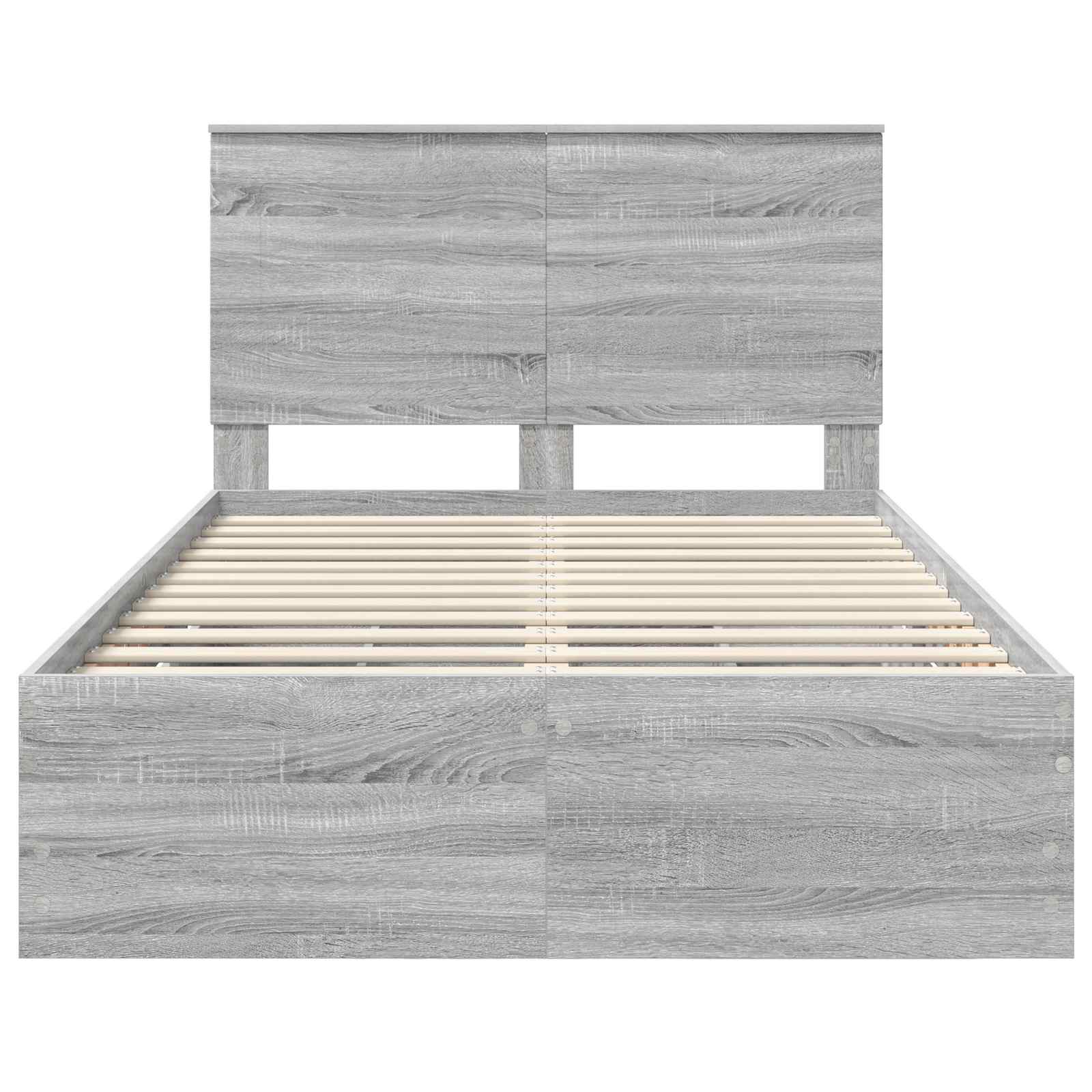 Bedframe met lade Grijs Sonoma 120 x 190 cm Ingenieurshout