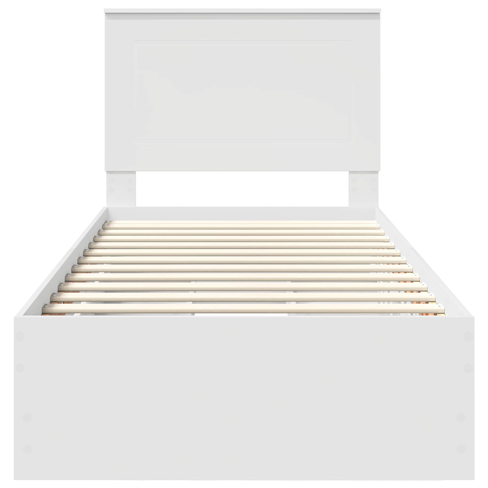 Bedframe met lade met opslag Wit 100 x 200 cm Ingenieurshout