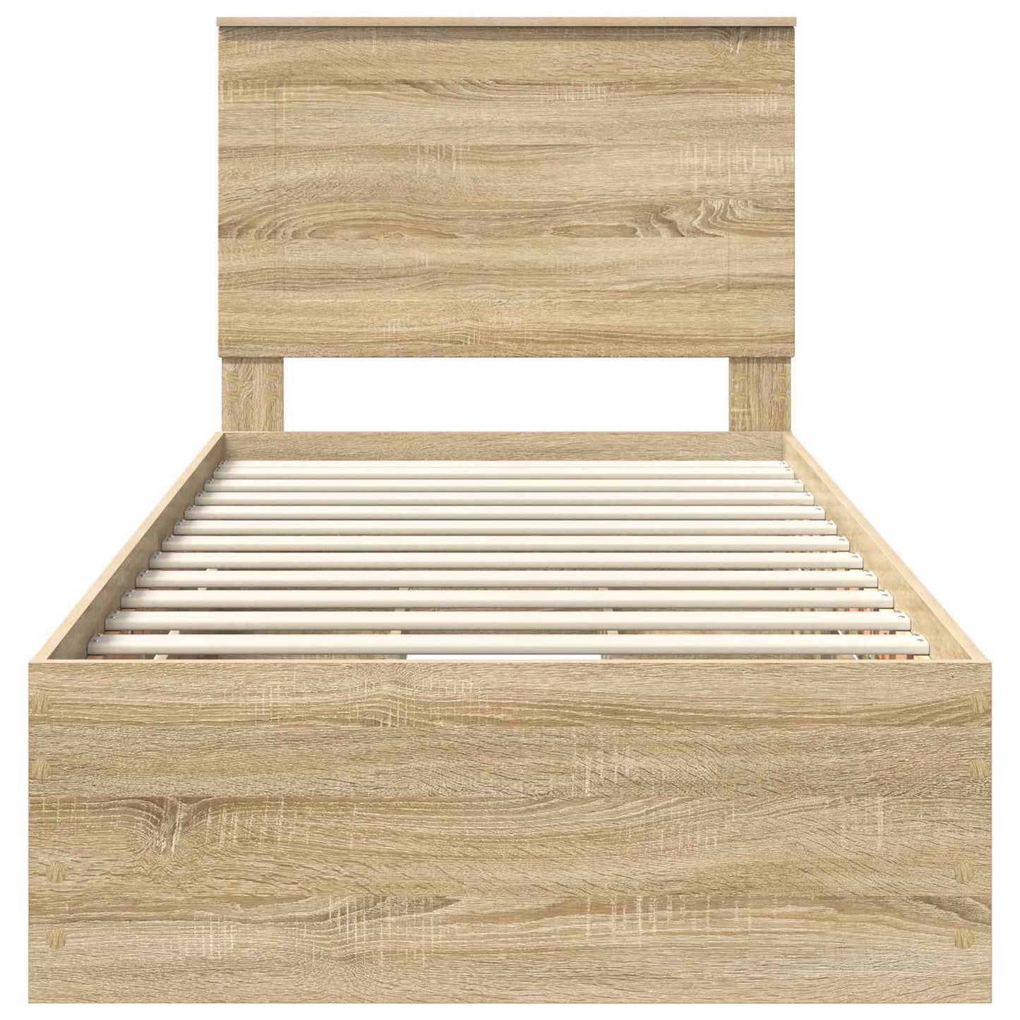 Bedframe met lade Sonoma Eiken 100 x 200 cm Ingenieurshout