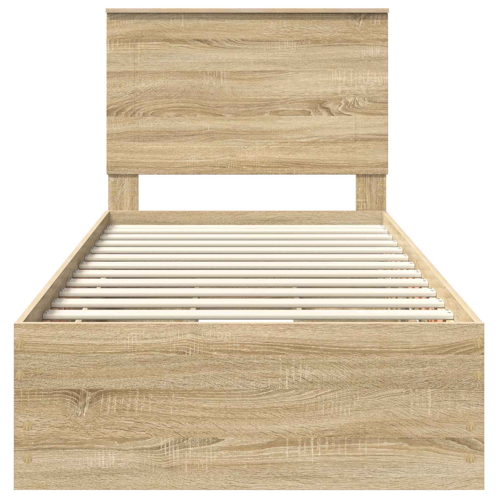 Bedframe met lade Sonoma Eiken 100 x 200 cm Ingenieurshout