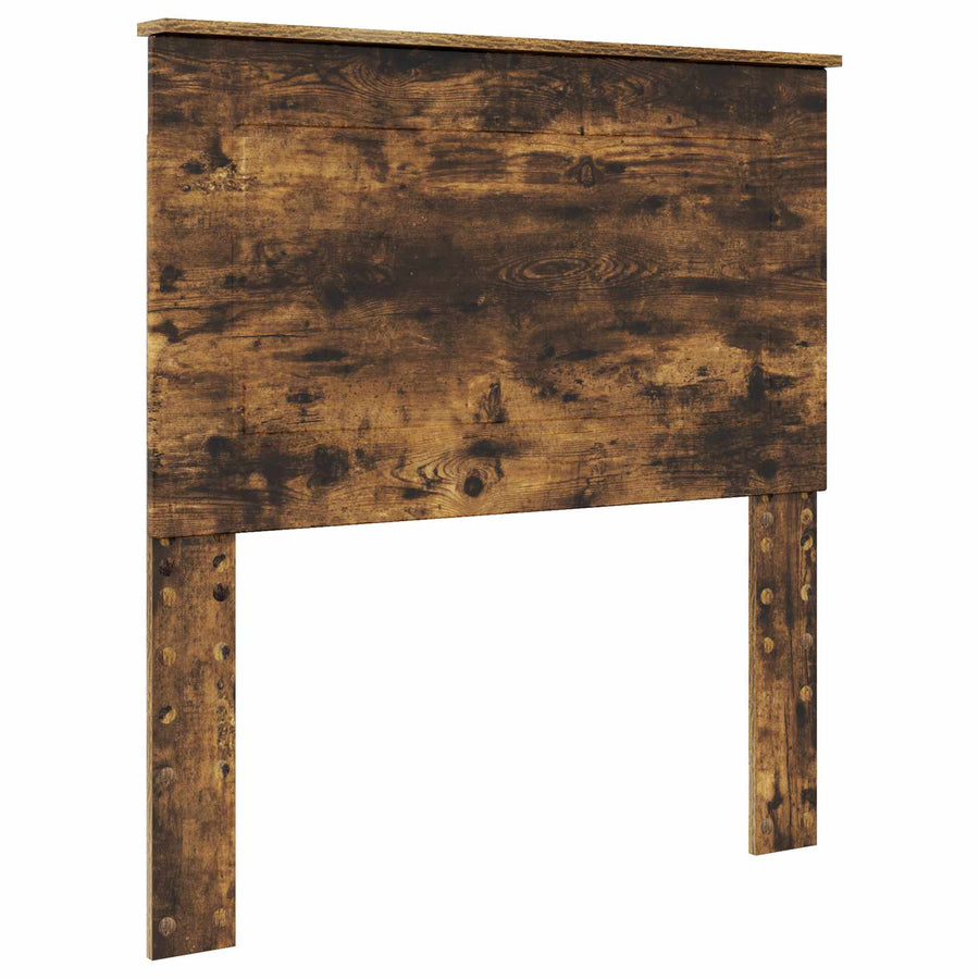 Bedframe met lade Gerookt eiken 100 x 200 cm Ingenieurshout