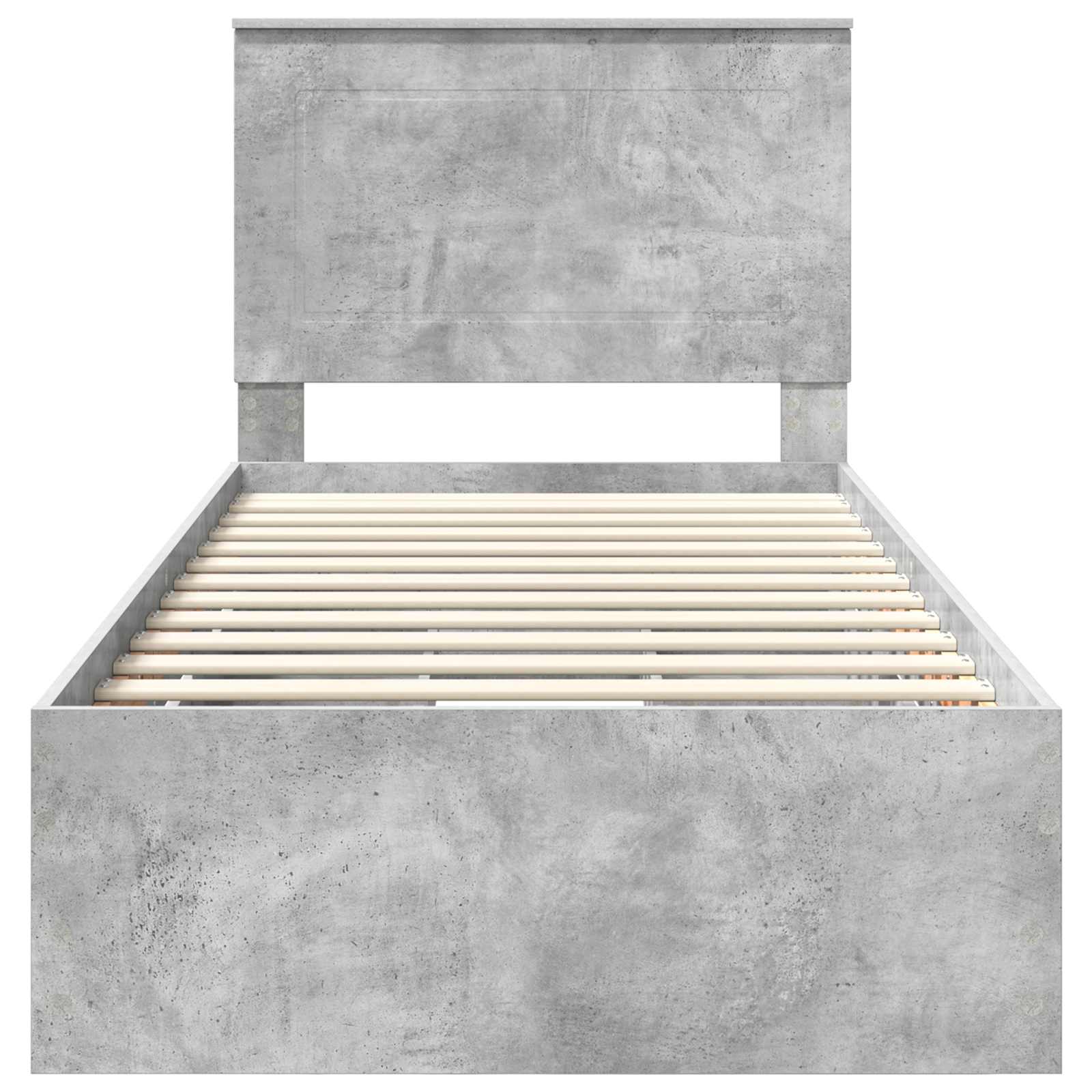 Bedframe met lade Beton Grijs 90 x 190 cm Ingenieurshout