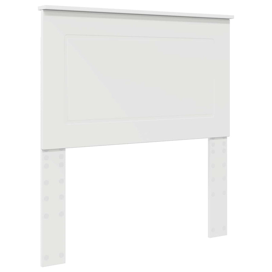 Bedframe met lade met hoofdeinde Wit 75 x 190 cm Ingenieurshout