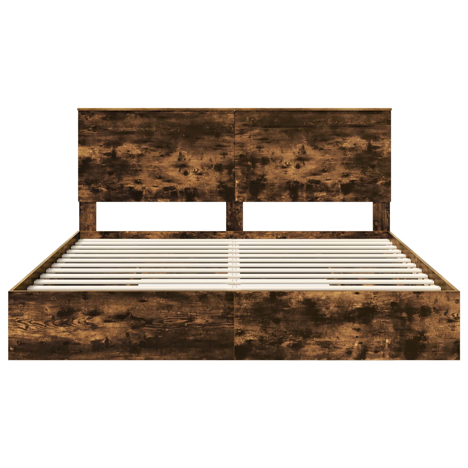 Bedframe met lade met hoofdeinde met opslag Bewerkt hout