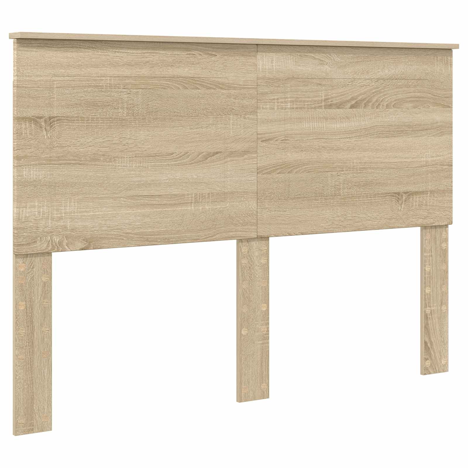 Bedframe met hoofdeinde Sonoma Eiken 140 x 190 cm Bewerkt hout