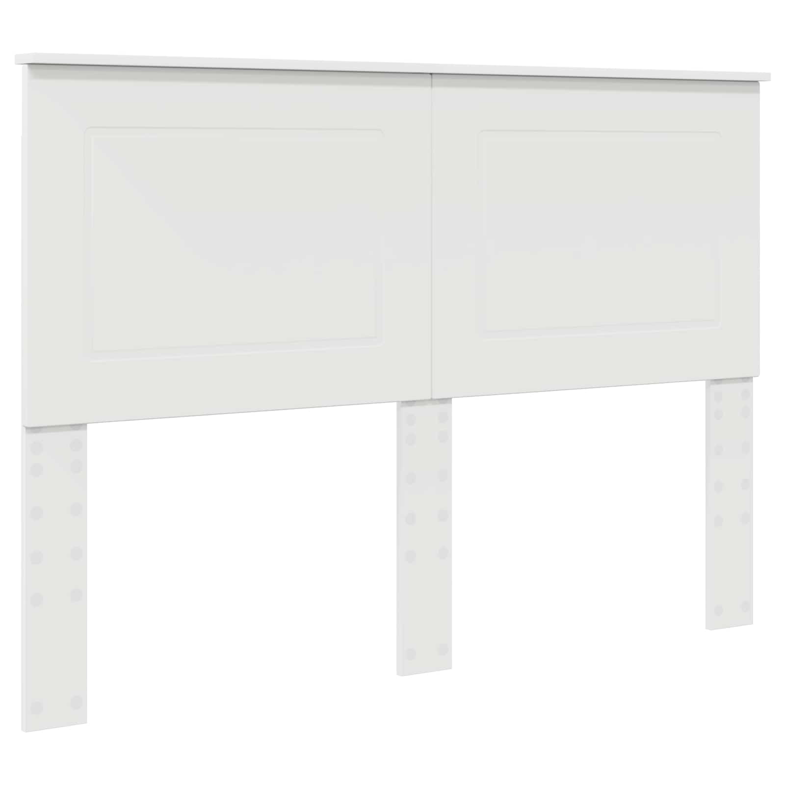 Bedframe met hoofdeinde met lade Wit 140 x 200 cm Bewerkt hout