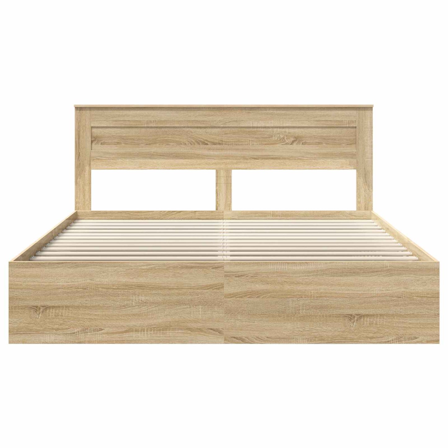 Bedframe met hoofdeinde Sonoma 200 x 200 cm Massief grenenhout