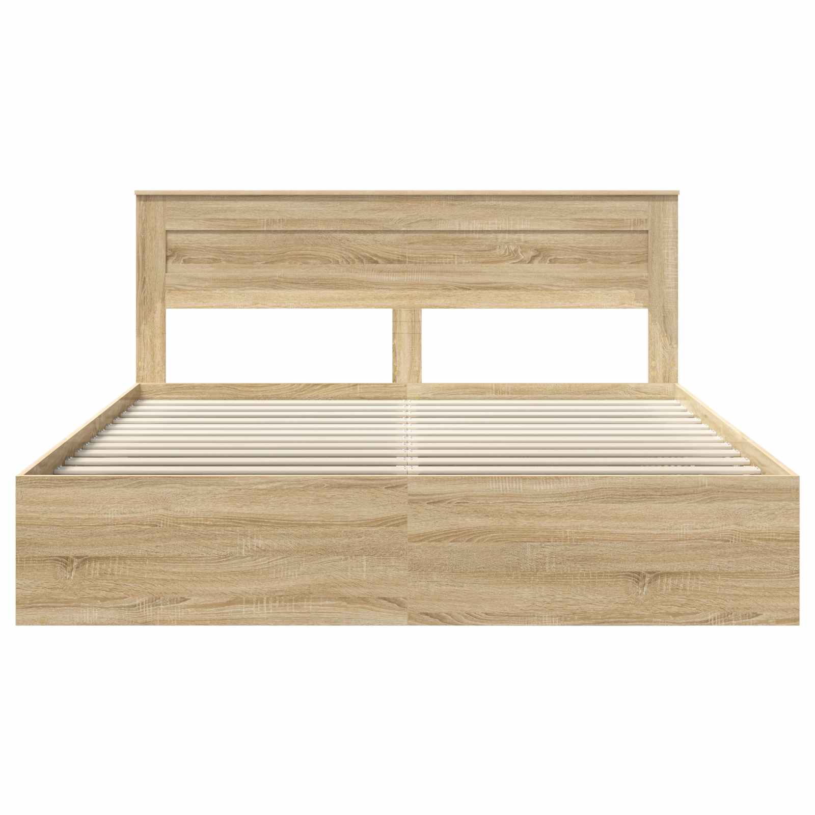 Bedframe met hoofdeinde Sonoma 180 x 200 cm Massief grenenhout