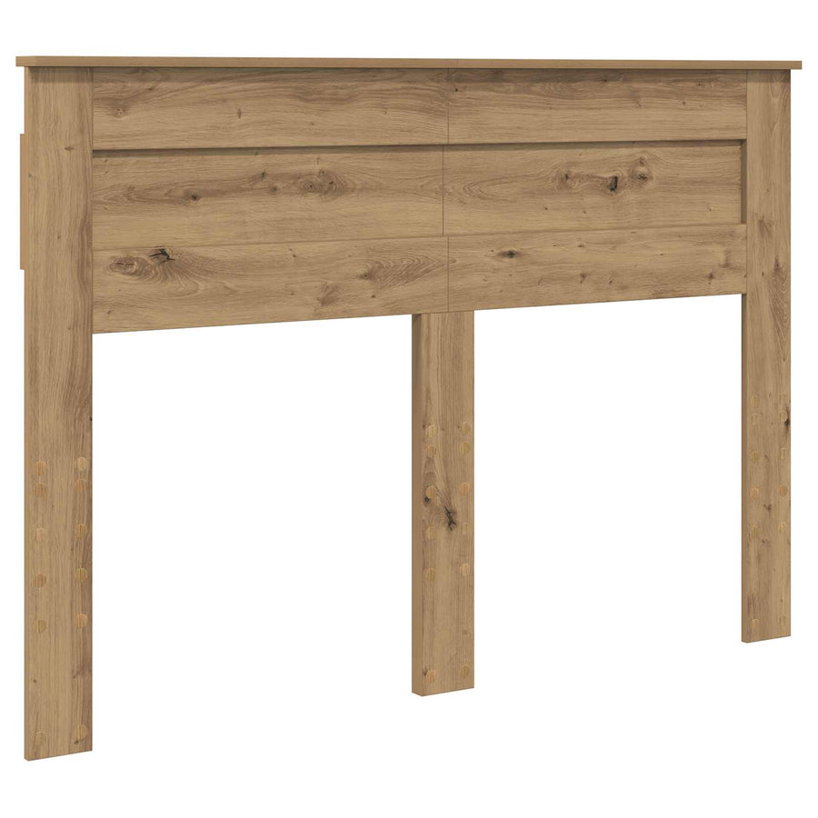 Bedframe Ambachtelijk eiken 140 x 190 cm Massief grenenhout