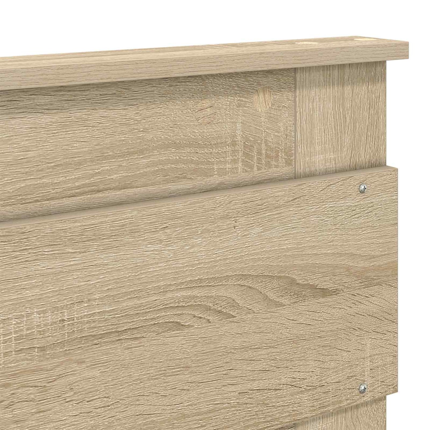 Bedframe met hoofdeinde Sonoma 140 x 200 cm Massief grenenhout