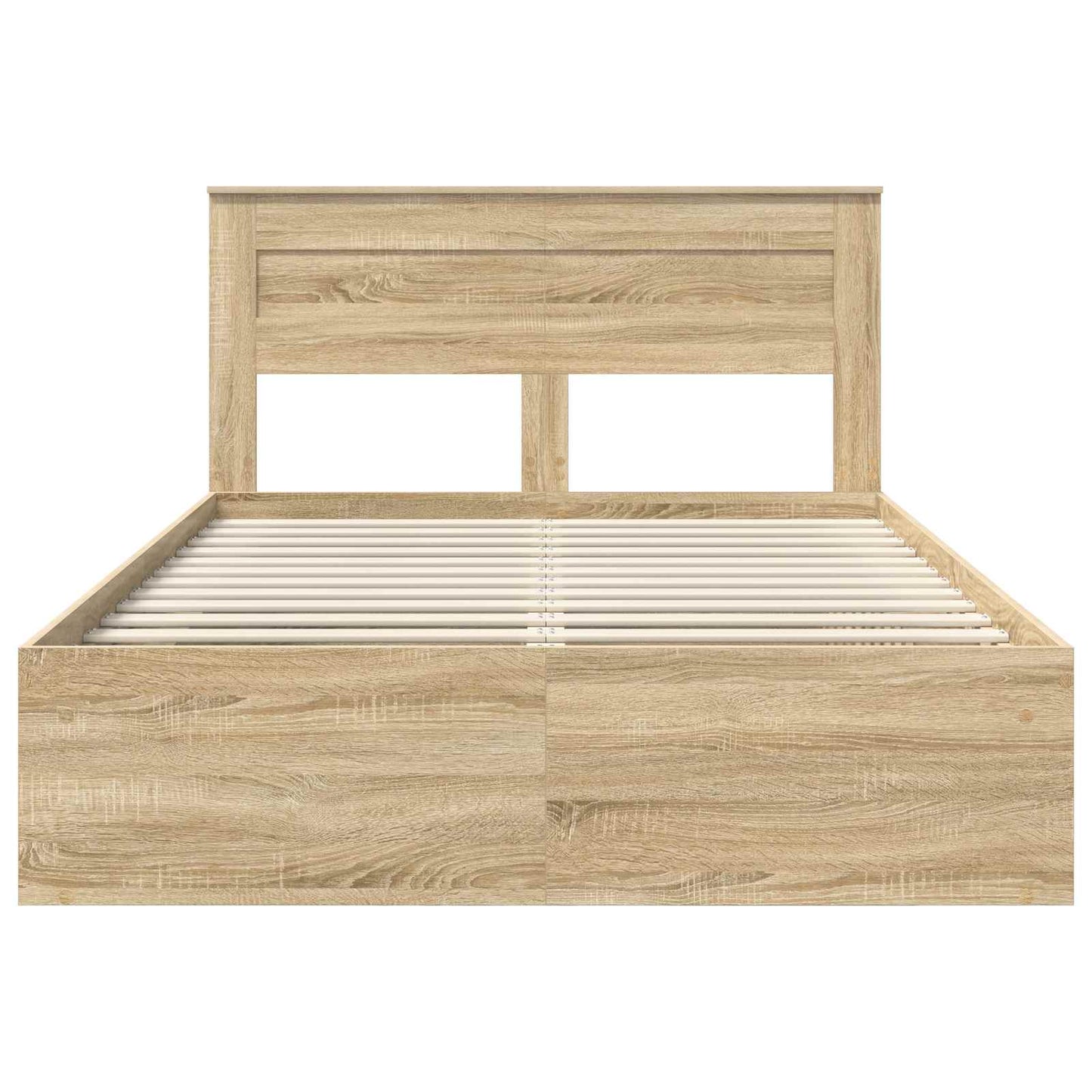 Bedframe met hoofdeinde Sonoma 140 x 200 cm Massief grenenhout