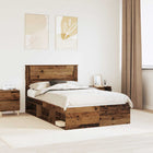 Bed frame with headboard Solid Wood 120 x 190 cm Solid pine wood