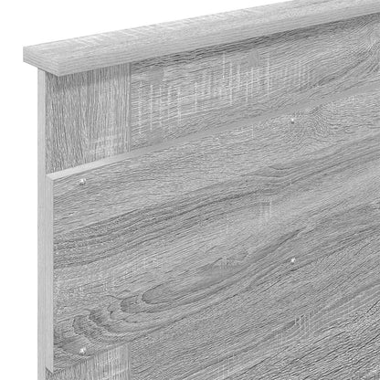 Bedframe Grijs Sonoma 100 x 200 cm Massief grenenhout