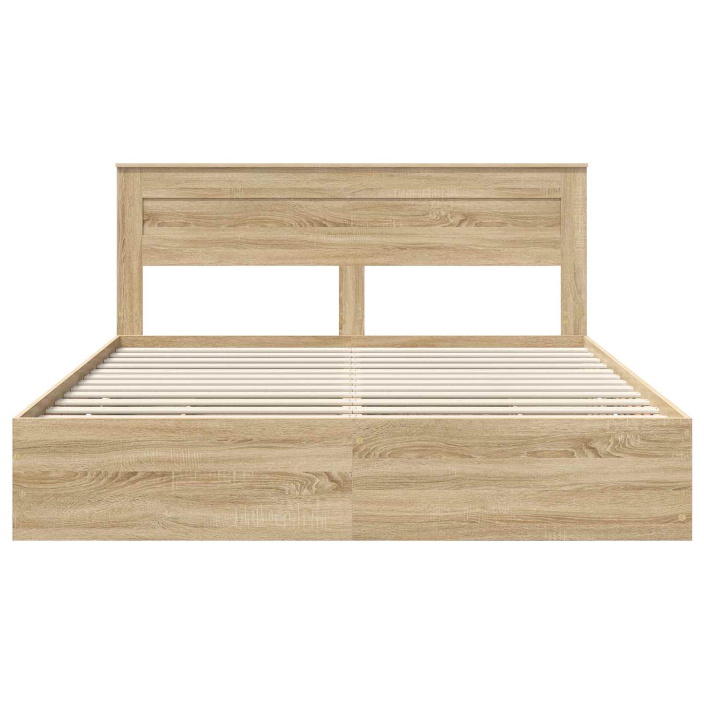 Bedframe met lade Sonoma Eiken 200 x 200 cm Ingenieurshout