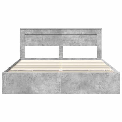 Bedframe met lade Beton Grijs 180 x 200 cm Ingenieurshout