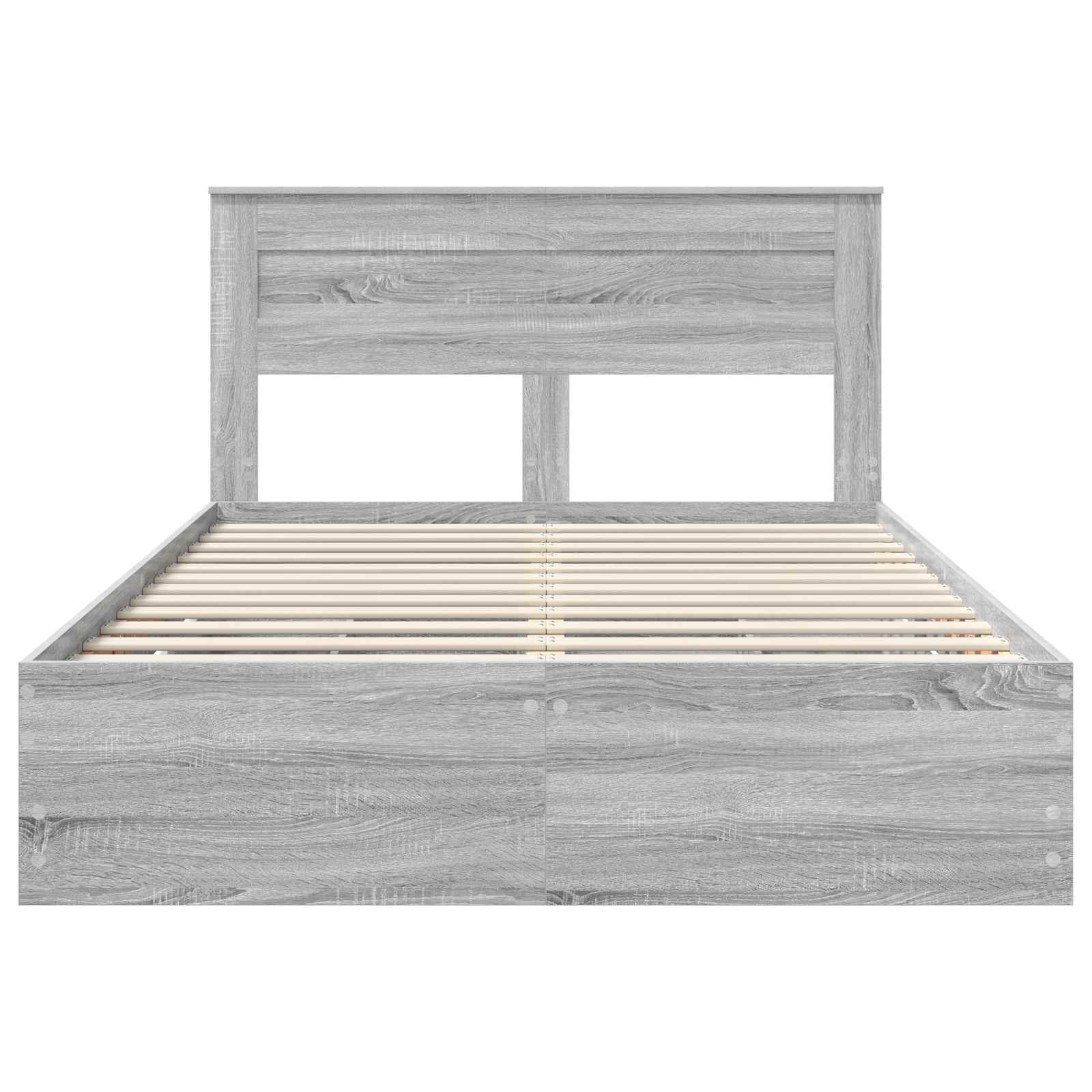Bedframe met lade Grijs Sonoma 160 x 200 cm Ingenieurshout