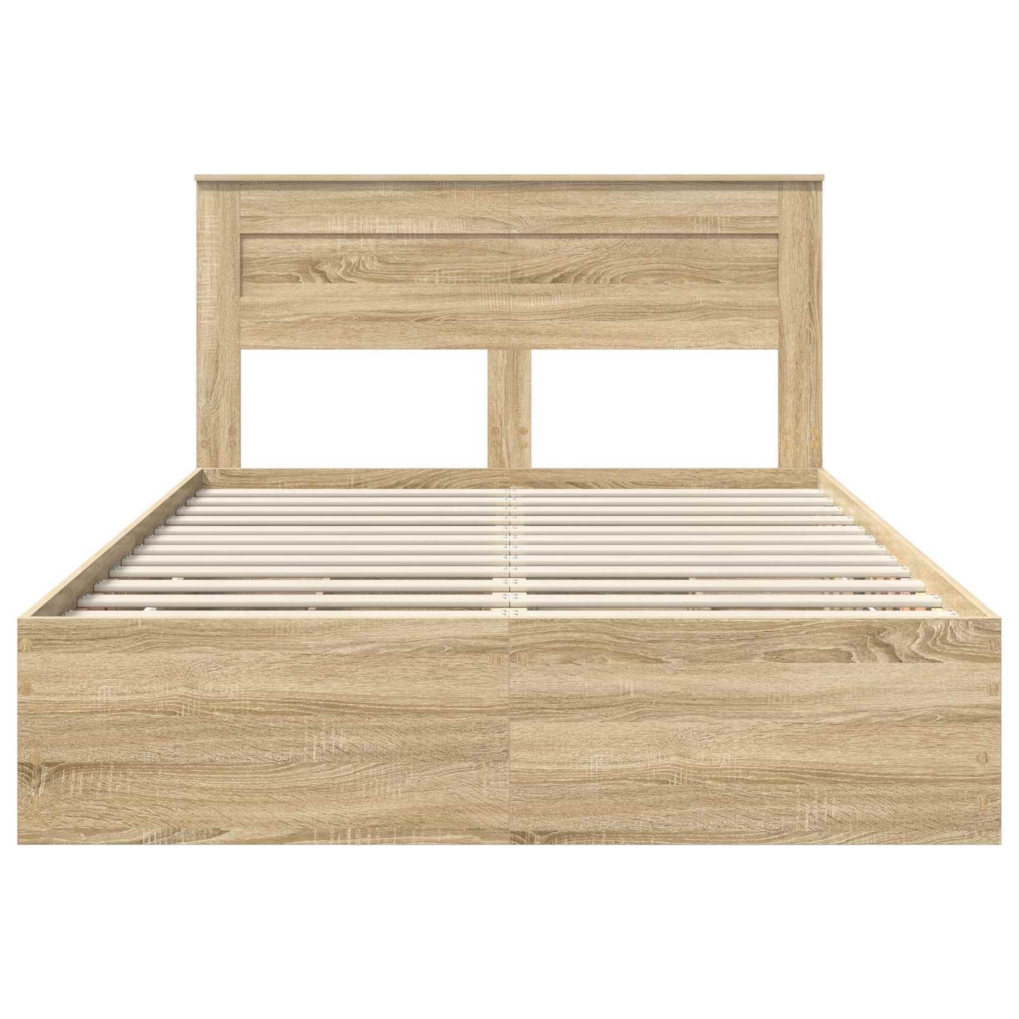 Bedframe met lade Sonoma Eiken 150 x 200 cm Ingenieurshout
