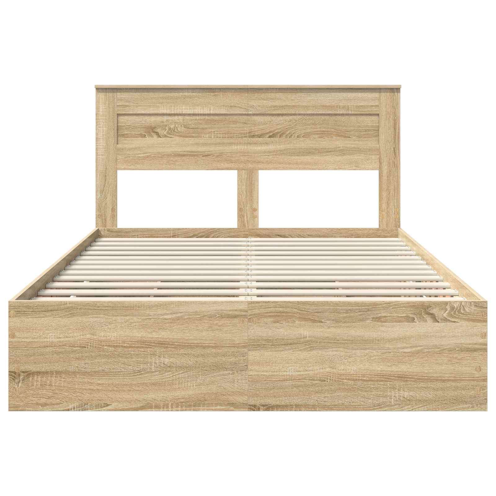 Bedframe met lade Sonoma Eiken 140 x 200 cm Ingenieurshout