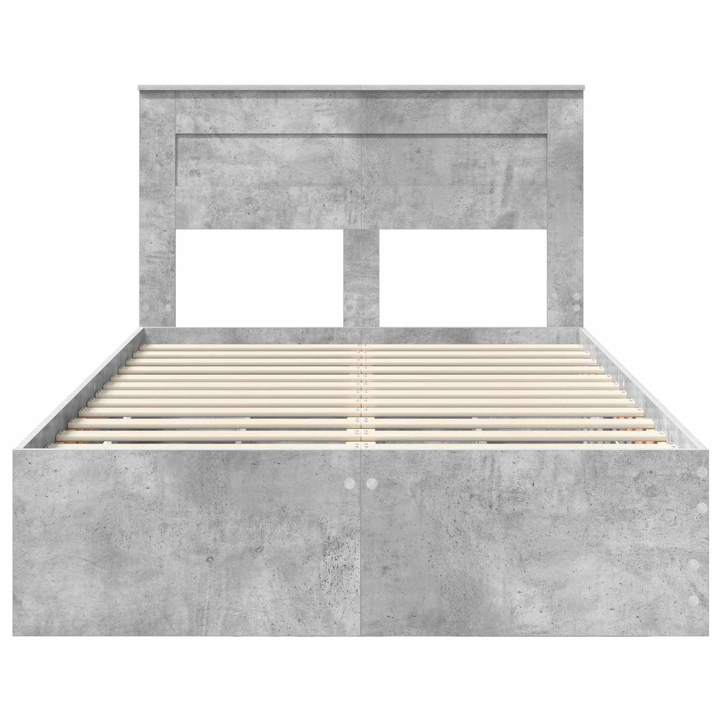 Bedframe met lade Beton Grijs 135 x 190 cm Ingenieurshout