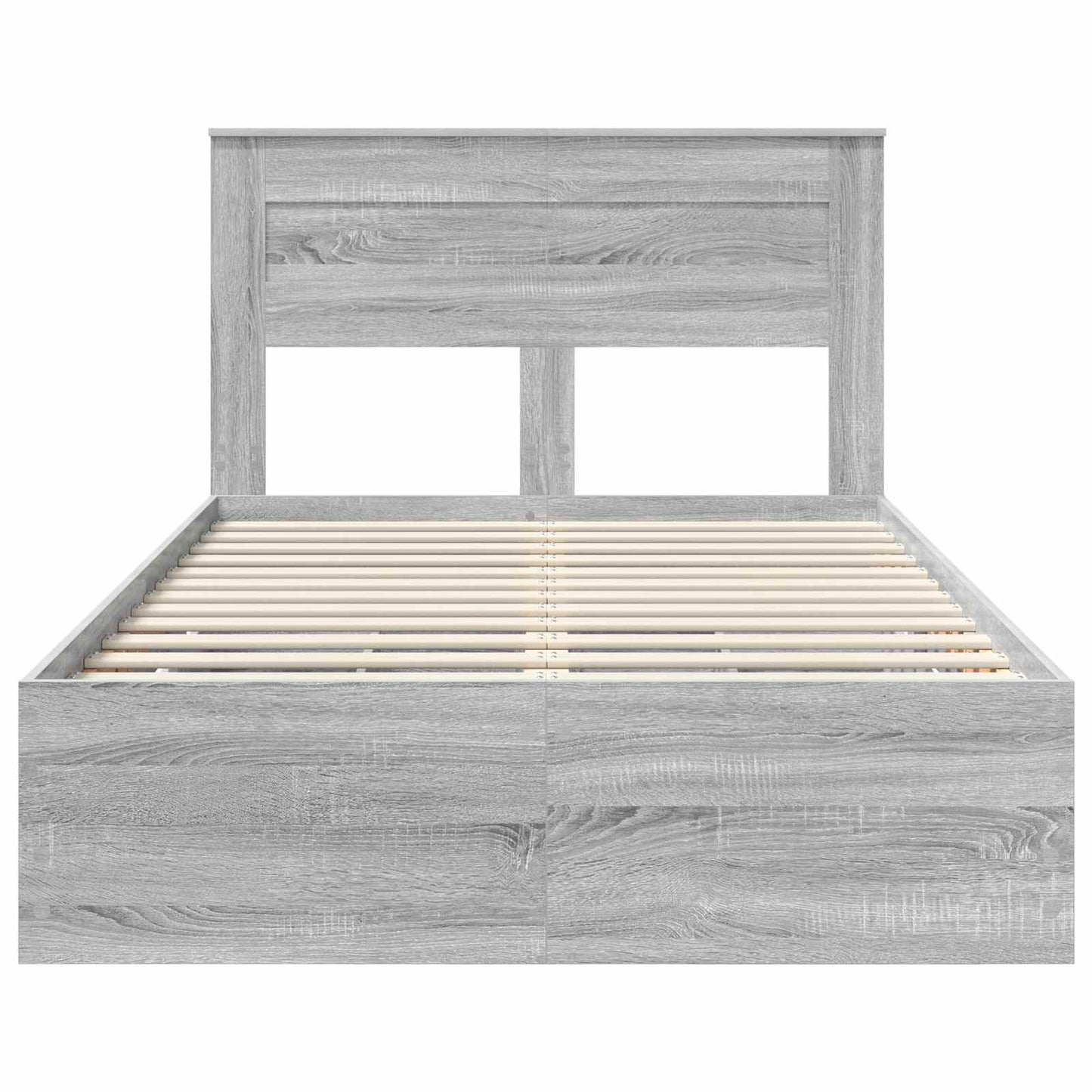 Bedframe met lade Grijs Sonoma 120 x 190 cm Ingenieurshout