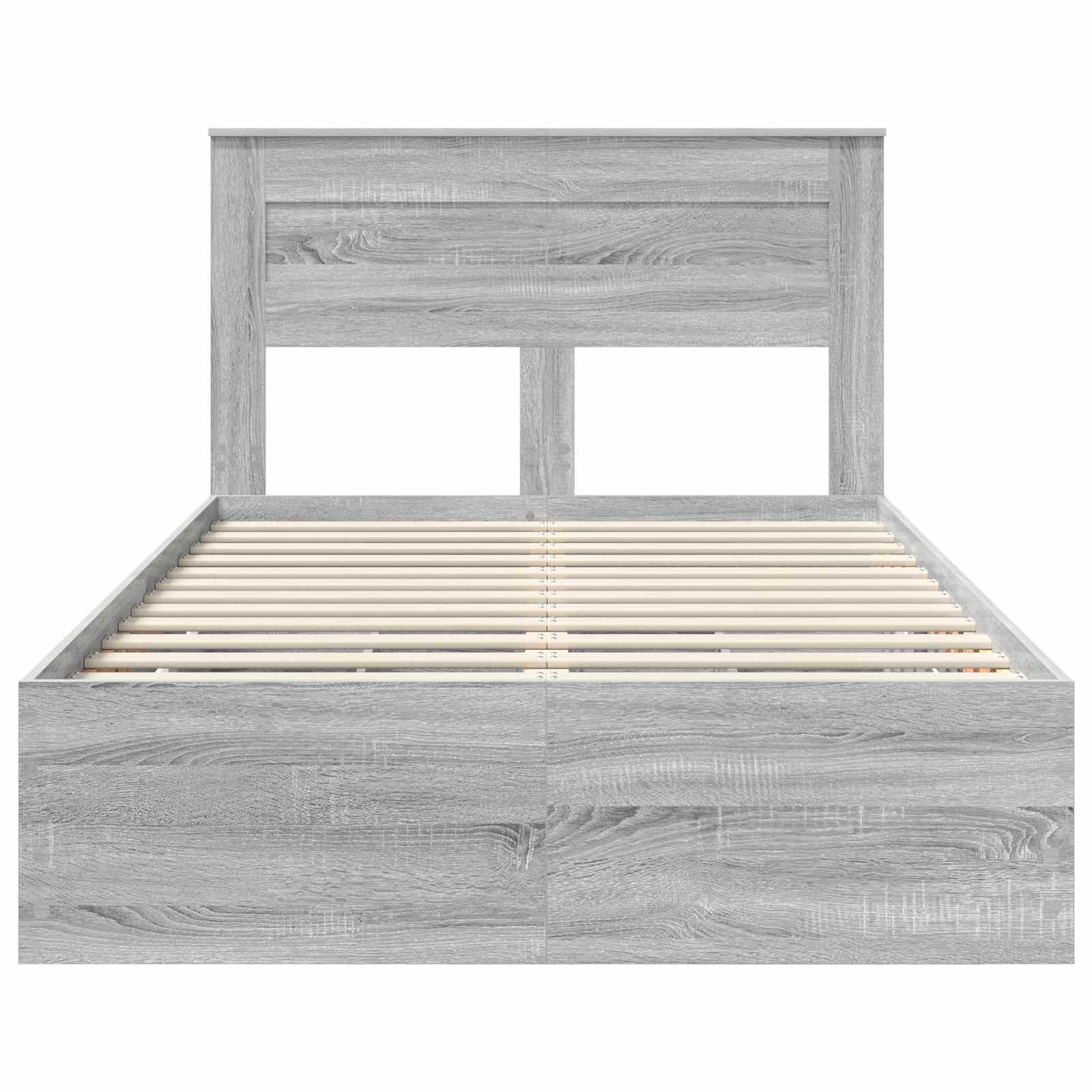 Bedframe met lade Grijs Sonoma 120 x 190 cm Ingenieurshout