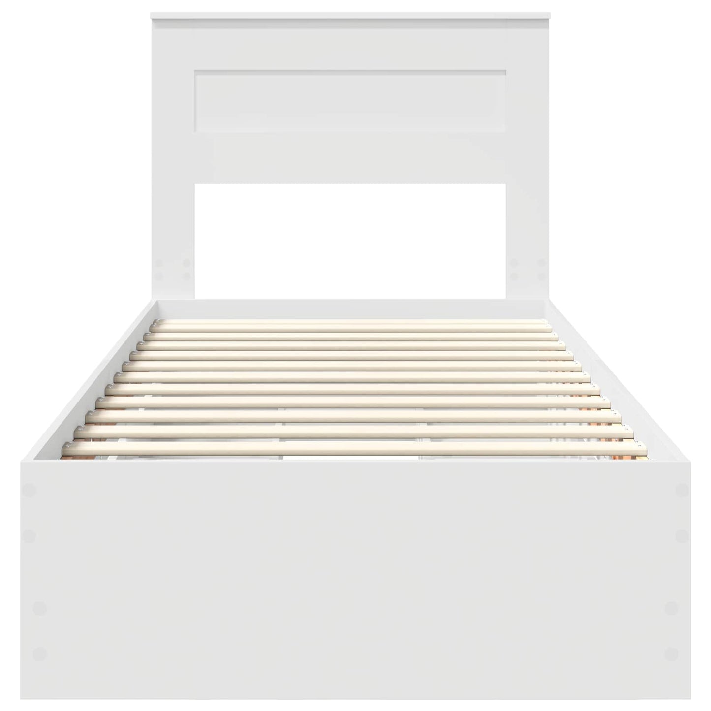 Bedframe met lade met opslag Wit 100 x 200 cm Ingenieurshout