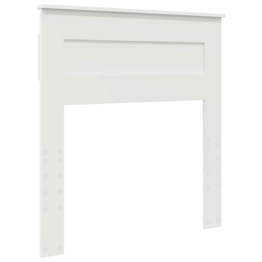 Bedframe met lade met hoofdeinde Wit 75 x 190 cm Ingenieurshout
