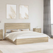 Opbergbed 180x200 cm Sonoma Eiken met lade