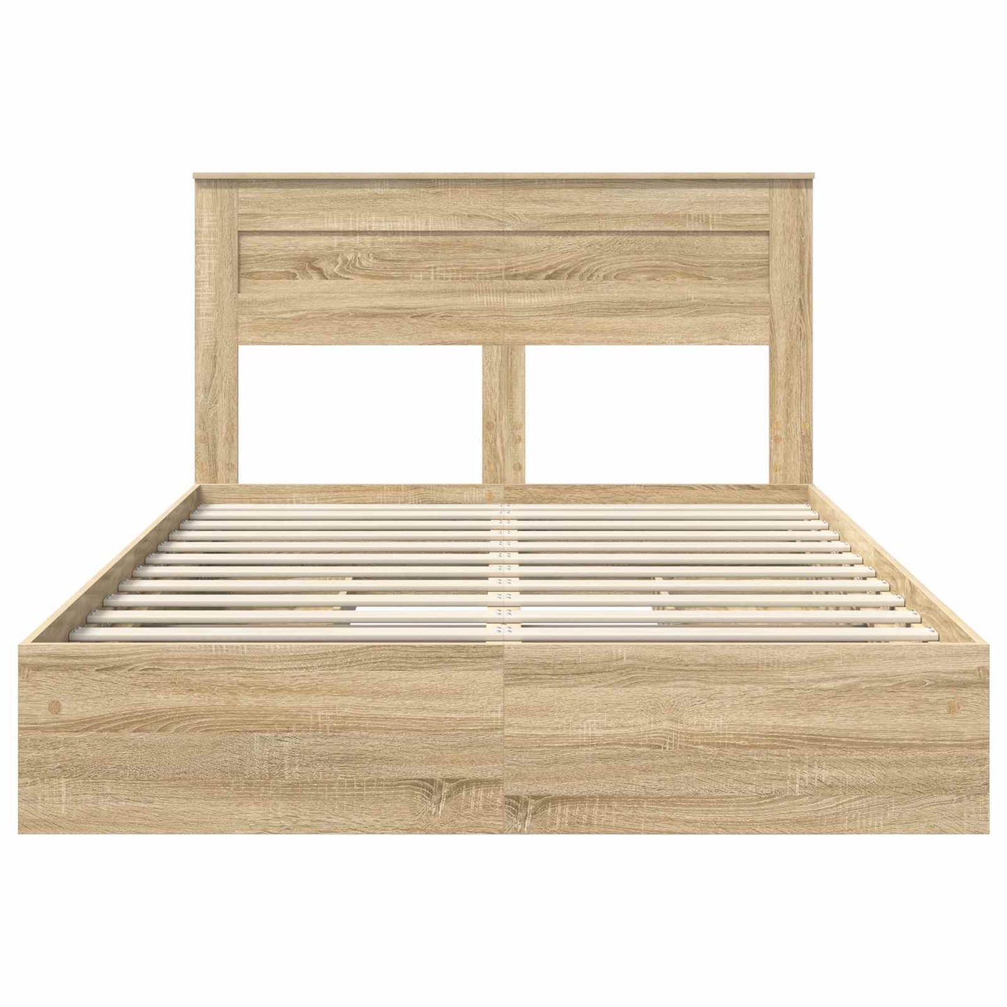 Bedframe met lade Sonoma Eiken 150 x 200 cm Bewerkt hout