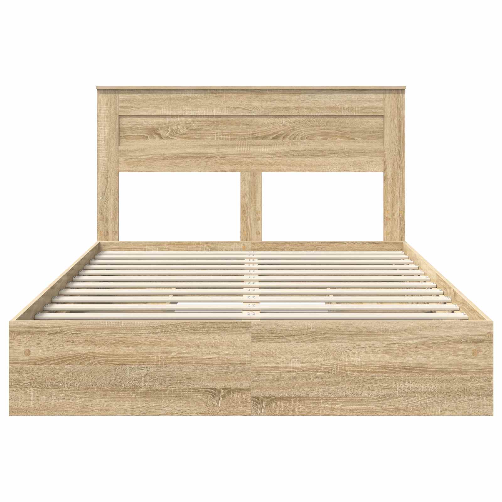 Bedframe met lade Sonoma Eiken 150 x 200 cm Bewerkt hout