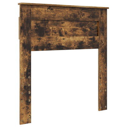 Bedframe met lade Gerookt eiken 90 x 200 cm Bewerkt hout